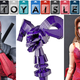Bandai's S.H. Figuarts Movie Deadpool, Mattel's Mega Construx Skeletor Staff, and Square-Enix's Play Arts Kai Final Fantasy VII Remake Aerith Gainsborough.